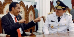 Jokowi dan Ahok. Sumber Harian Terbit