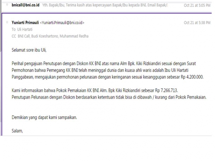 Ketika Ahli Waris Tak Mampu Membayar Hutang Kartu Kredit  Ketika Ahli Waris Tak Mampu Membayar Hutang Kartu Kredit