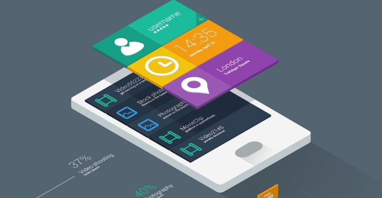 Contoh Flat Design - Sumber thenextweb.com