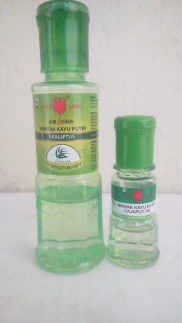 Minyak Kayu Putih Aromatherapy dan si Mini /Foto by Darul Azis