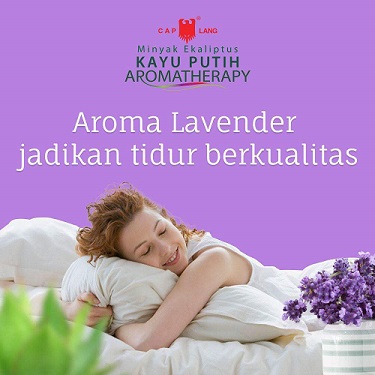 Mari tidur nyenyak dengan menghirup aroma lavender. Foto dari FP Teman Hati
