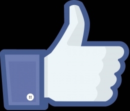 Facebook Like symbol atau si 