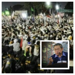 Siapa tuduh SBY dalangi demo? foto: merdeka.com, liputan6.com