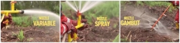 Tiga jenis nozzle (istimewa)