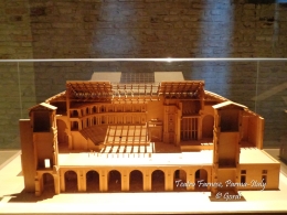 Miniatur Teatro Farnese. Dokumentasi pribadi