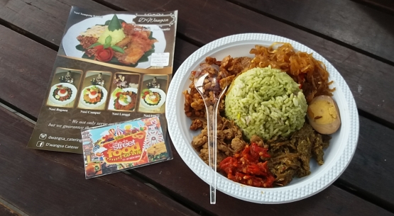 Nasi hijau D'Wangsa (dok.yayat)