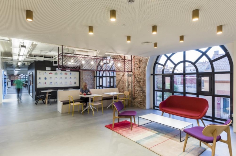 Salah satu desain co-working space (sumber: designdiffusion.com)