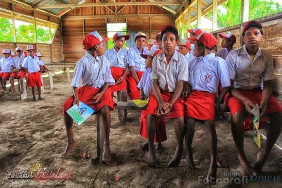 Ilustrasi - anak-anak Papua. (kfk.kompas.com)
