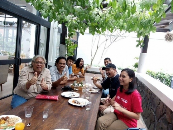 Kebersamaan bersama Kompasianers saat Kompasiana Nangkring di Bandung, 19 November 2016 (foto: Yakob Arfin)