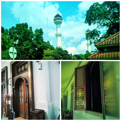 Menara Mesjid Agung Bdg, pintu dan jendela Pendopo di ruang Arab (pict:dok.pribadi)