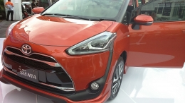 Toyota All New Sienta Tampak Depan. Foto: Dok. Pribadi