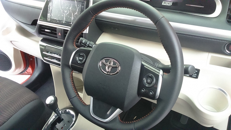 Interior Toyota All New Sienta. Foto: Dok. Pribadi