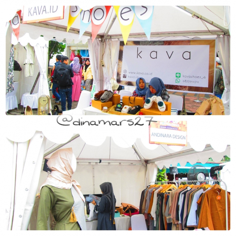 Booth-booth lainnya yang turut berpartisipasi dalam bazar Pop Up Playground Unlock Your Weekend Fashion & Bazar. (foto: dokpri)