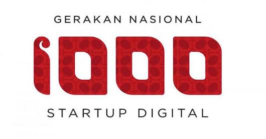 Mewadahi para startup nasional dengan Gerakan 1000 Startup Digital, diunduh dari 1000startupdigital.id. 