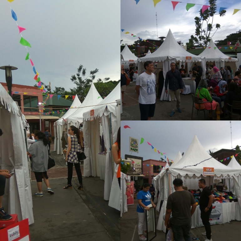 Suasana fashion bazaar di The Flavor Bllizz, Alam Sutera (dokumentasi pribadi)