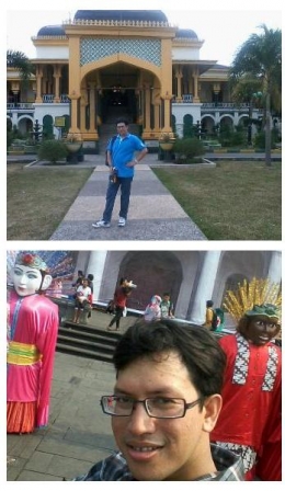 Wisata budaya yang saya kunjungi saat solo traveling, Istana Maimun Medan dan Kota Tua Jakarta (Samsung GT-C3520),(dok pri).