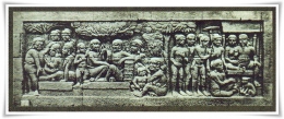 Beberapa jenis pakaian di relief Karmawibhangga (Sumber: Buku Busana Jawa Kuna)