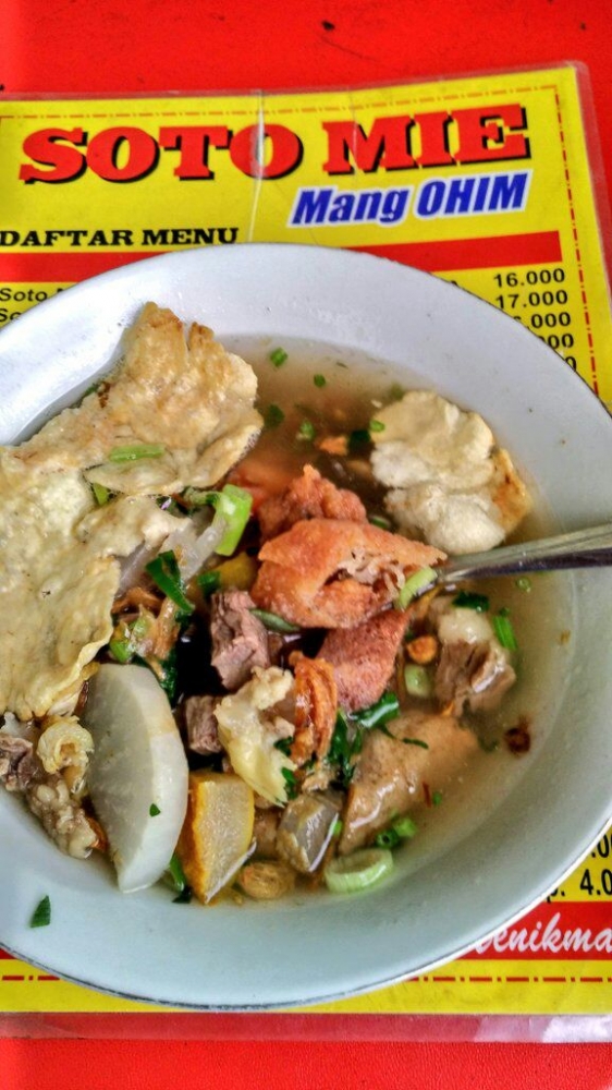 Soto Mie Mang Ohim (Sumber: Arie Parikesit)