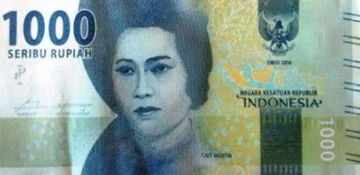 Uang NKRI pecahan Rp 1.000 bergambar Tjut Meutia. (Foto: Bank Indonesia)