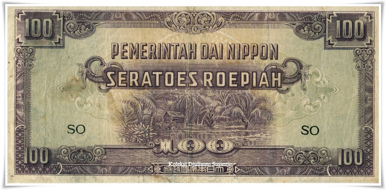 Uang Jepang seri Pemerintah Dai Nippon (Dokpri)