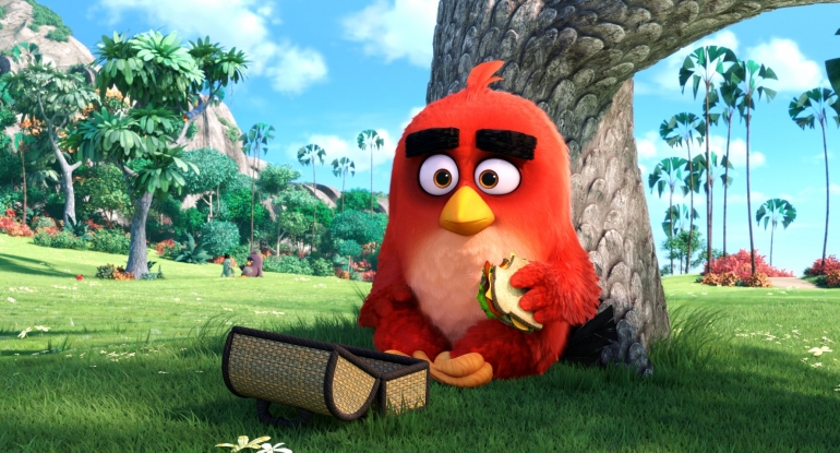 Red yang pemarah dalam The Angry Birds Movie (dok. IMDB)