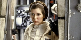 Carrie Fisher sebagai Princess Leia dalam film | sumber: prensa.com