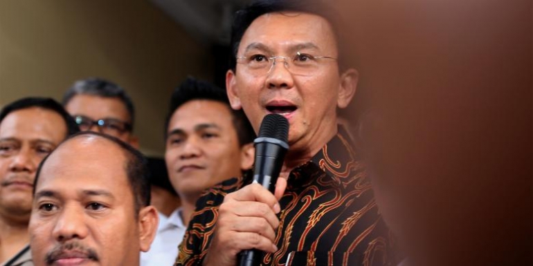 Gubernur DKI Jakarta non-aktif, Basuki Tjahaja Purnama. Kompas.com