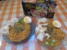 Kreasi Bakmi Mewah dengan kuah kental buatan saya, siap dinikmati, (dok pri).