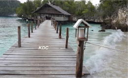 Lokasi menginap di Doberoy Eco Resort, Raja Ampat. (Foto: Dok. KDC/Lisdiana Sari)