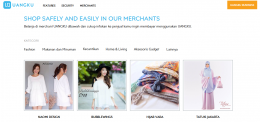 Sebagian Merchant Online Shop Terpercaya (screencapture situs Uangku.co.id)