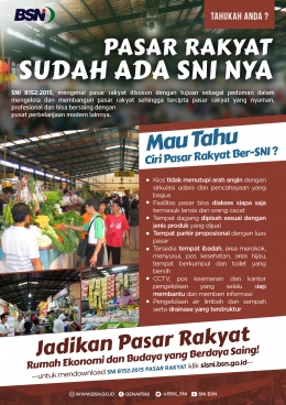 SNI Pasar Rakyat (sumber : www.bsn.go.id)