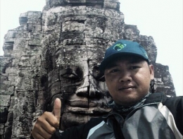 Saya di Komplek Angkorwat| Dokumentasi pribadi