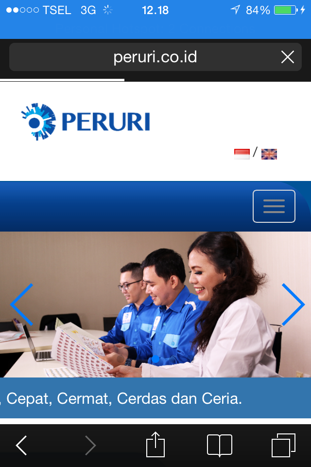 Situs peruri.co.id. (Foto: peruri.co.id)