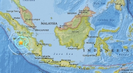 Ilustrasi titik gempa di Indonesia. RF.com