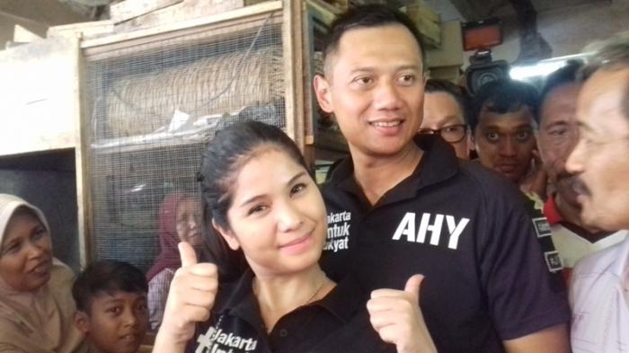 Annisa Pohan dan Agus Yudhoyono. Tribunnews.com