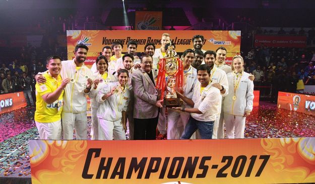 Chennai Smashers Rebut Gelar PBL 2017 /@PBLIndiaLive