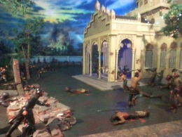 Salah satu Diorama perjuangan kemerdekaan Indonesia yang dapat dilihat di Museum Nasional, (foto dok pri).