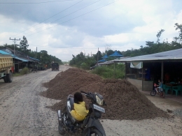 masih dalam proses, desa Sijang 2016 (Dokumentasi Pribadi)