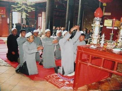 Warga Muslim Kwee (al-Quds) dalam upacara Imlek di Baiqi, Teluk Zaitun, Quanzhou, Hokkian. (Dokumentasi pribadi)