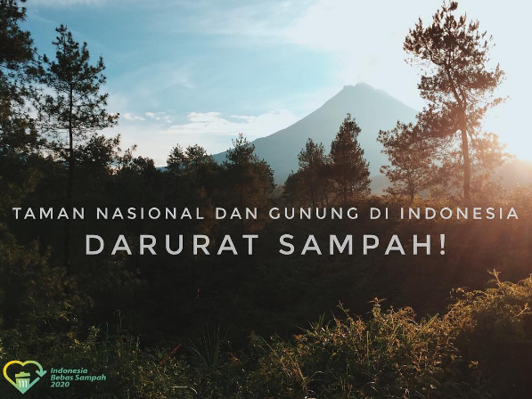 Indonesia darurat sampah. Source: Indonesia Bebas Sampah 2020