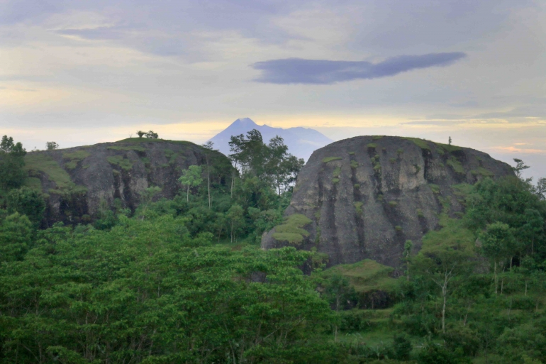 Salah satu view geosite Nglanggeran (dok. pribadi)