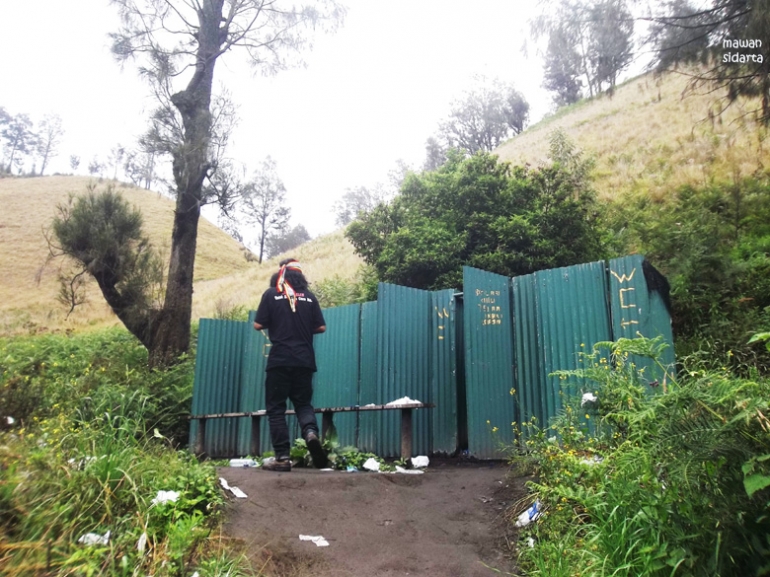 Toilet ala Ranu Kumbolo Semeru (dok.pri)