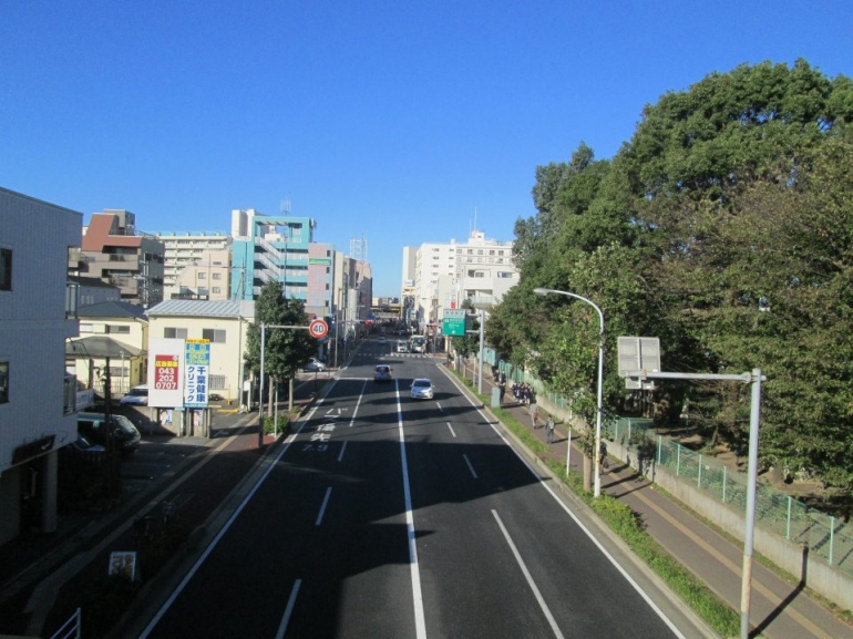 Jalan raya di Chiba (Dok. Pribadi)