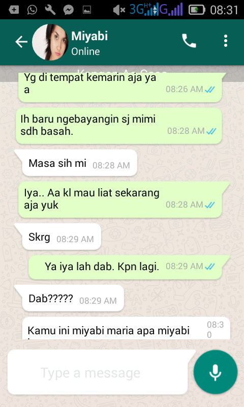 Akhirnya Anonymous "Hack Chat" WA Mesra Akun Miyabi oleh Gatot Swandito