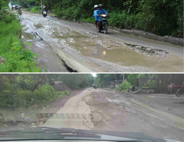 Jalanan menuju pabrik Esemka