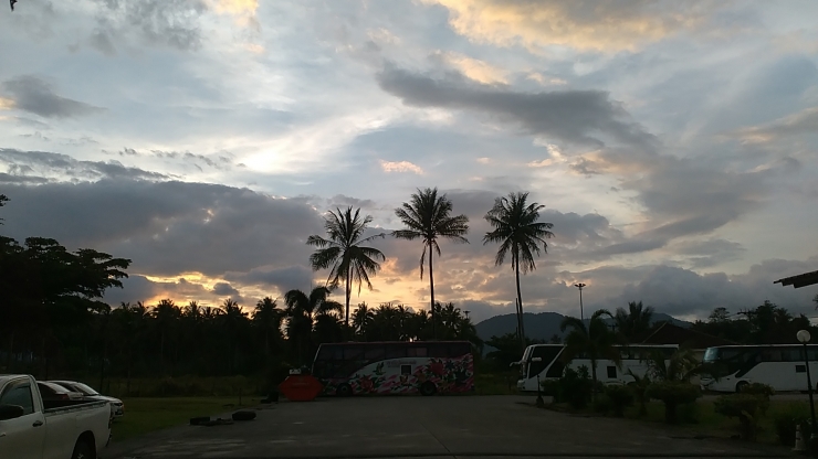 Senja di Selatan Thailand (dok. pribadi)
