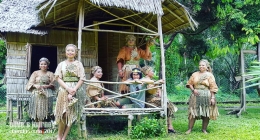 Rumah Mah Meri di Kampung Budaya Kampung Sungai Bumbun (dok. koleksi pribadi)