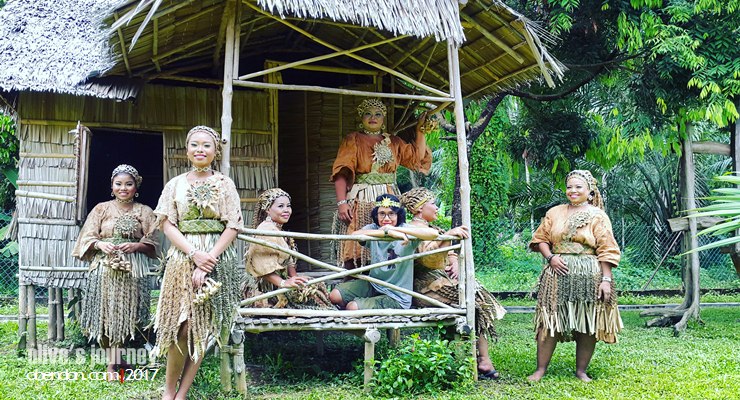 Rumah Mah Meri di Kampung Budaya Kampung Sungai Bumbun (dok. koleksi pribadi)