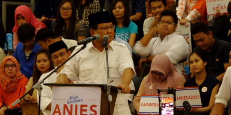 Ketua Umum Partai Gerindra, Prabowo Subianto (Sumber foto: Kompas.com)