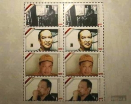 Delapan perangko seri Kompasianer (foto: dok pri)